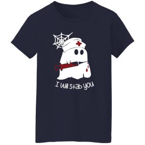 Ghost boo I will stab you Shirt