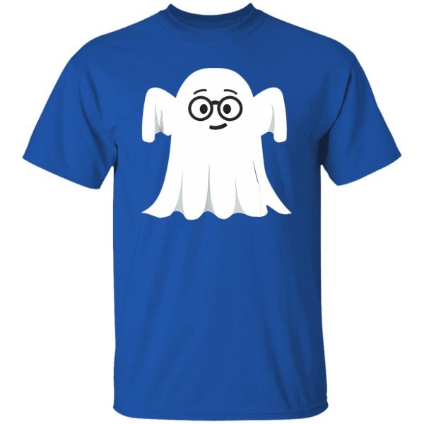 Ghost Emoji Nerd Geek Halloween Shirt