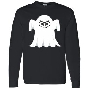 Ghost Emoji Nerd Geek Halloween Shirt