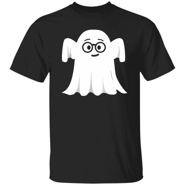 Ghost Emoji Nerd Geek Halloween Shirt