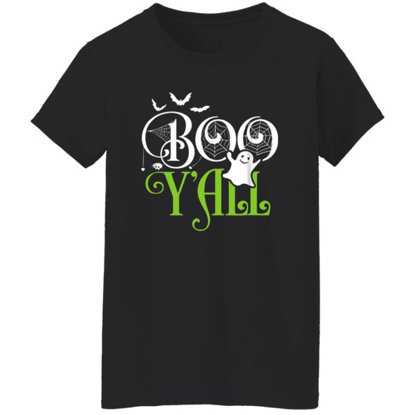 Funny Boo Y’all – Funny Halloween Costume Scary Ghost Shirt