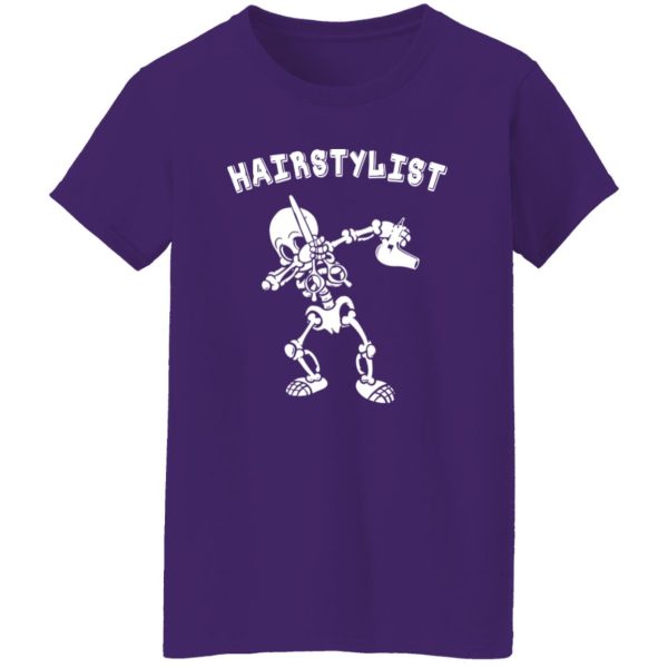 Hairstylist Skeleton dabbing Shirt