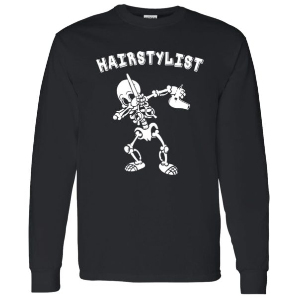 Hairstylist Skeleton dabbing Shirt