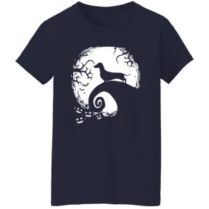 Dachshund in the midnight moon Halloween Shirt