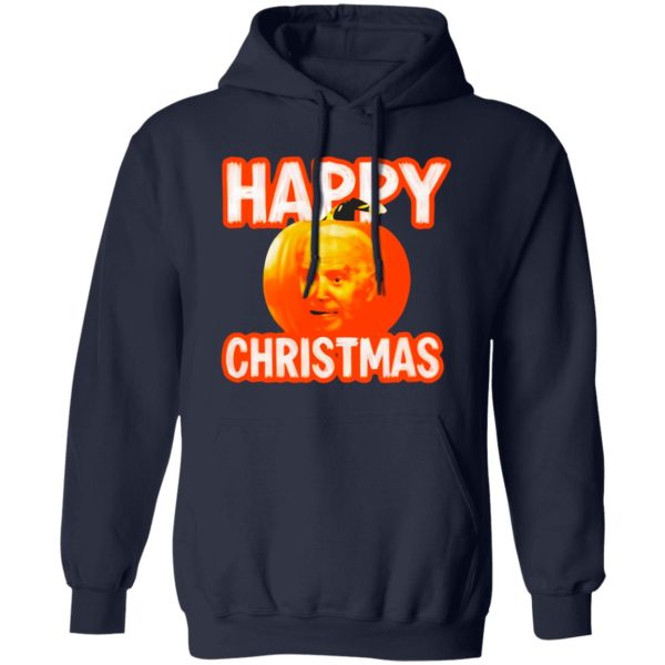 Biden pumpkin Happy Christmas Halloween Shirt