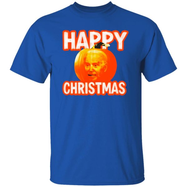 Biden pumpkin Happy Christmas Halloween Shirt