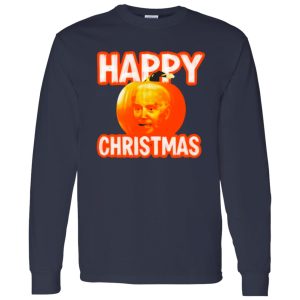 Biden pumpkin Happy Christmas Halloween Shirt