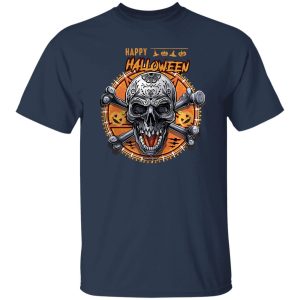 Beautiful Happy Halloween Skull Shirt