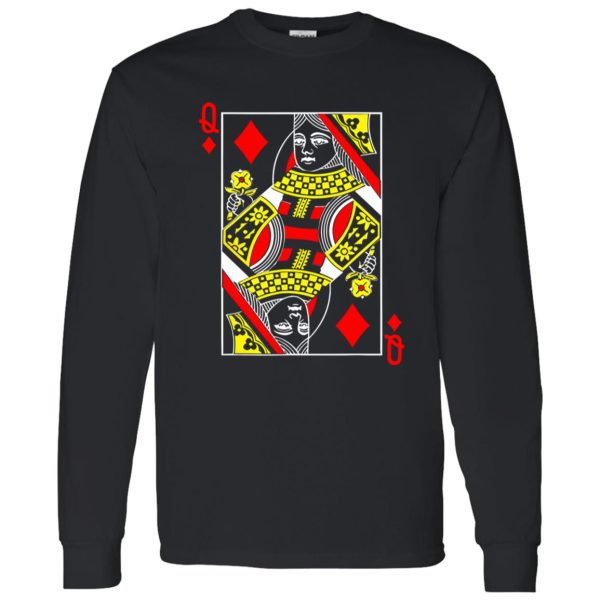 Awesome Queen Of Diamonds Cute Playing Card 2019 Halloween Shirt