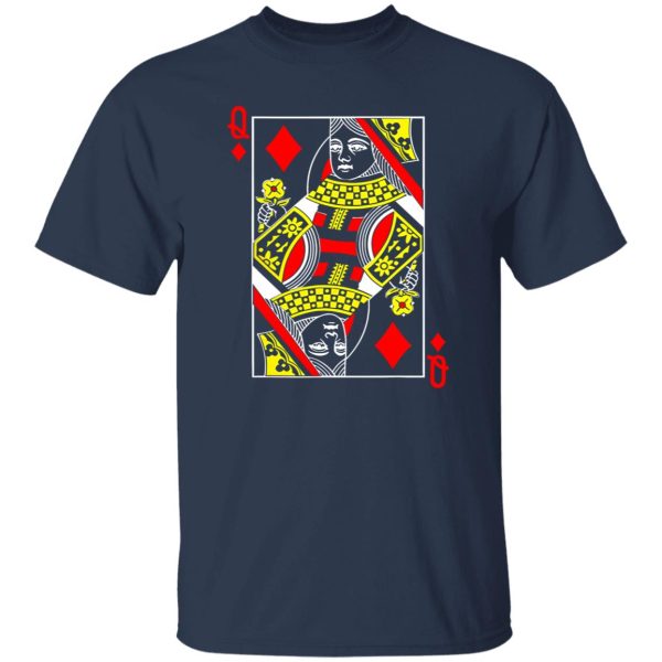 Awesome Queen Of Diamonds Cute Playing Card 2019 Halloween Shirt