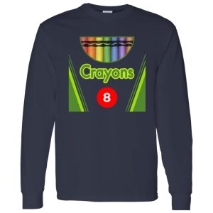 Beautiful Crayon Box of 8 Costume Halloween Shirt