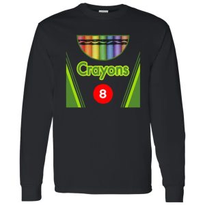 Beautiful Crayon Box of 8 Costume Halloween Shirt