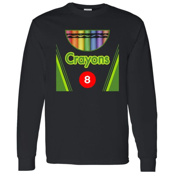 Beautiful Crayon Box of 8 Costume Halloween Shirt