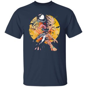 Baby Groot Venom moon Halloween Shirt