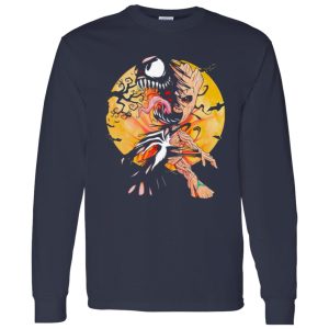 Baby Groot Venom moon Halloween Shirt