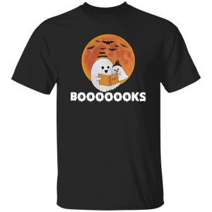 Booooooks Shirt Boo Read Books Halloween Shirt