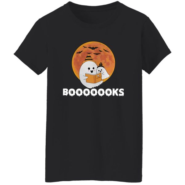 Booooooks Shirt Boo Read Books Halloween Shirt