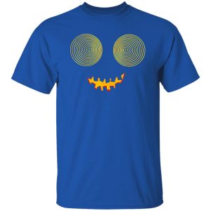 Beautiful Halloween uniquefunnycool pumpkin swirl vortex eyes Shirt