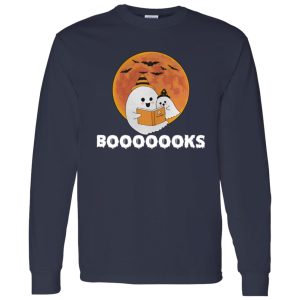 Booooooks Shirt Boo Read Books Halloween Shirt