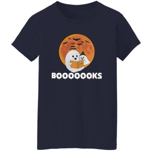 Booooooks Shirt Boo Read Books Halloween Shirt