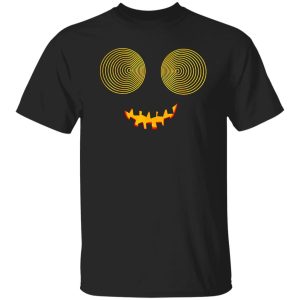 Beautiful Halloween uniquefunnycool pumpkin swirl vortex eyes Shirt