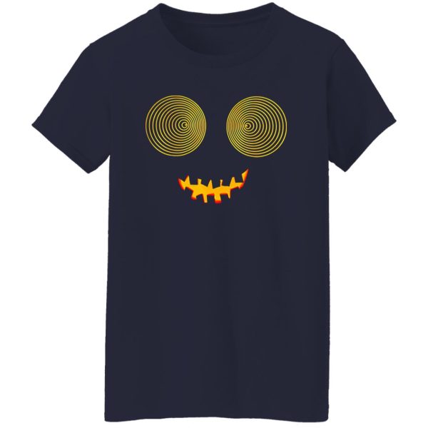 Beautiful Halloween uniquefunnycool pumpkin swirl vortex eyes Shirt