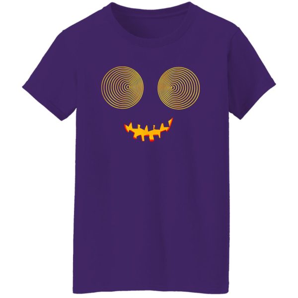 Beautiful Halloween uniquefunnycool pumpkin swirl vortex eyes Shirt