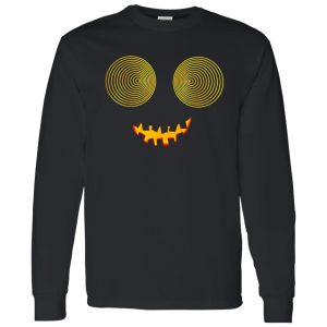 Beautiful Halloween uniquefunnycool pumpkin swirl vortex eyes Shirt