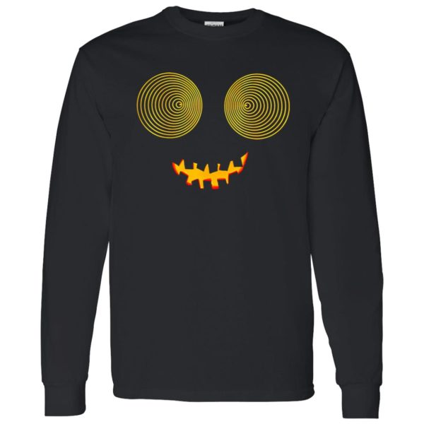 Beautiful Halloween uniquefunnycool pumpkin swirl vortex eyes Shirt