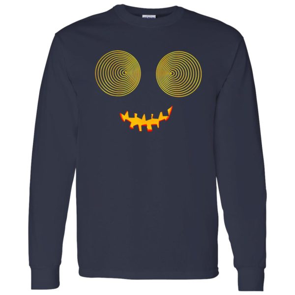 Beautiful Halloween uniquefunnycool pumpkin swirl vortex eyes Shirt