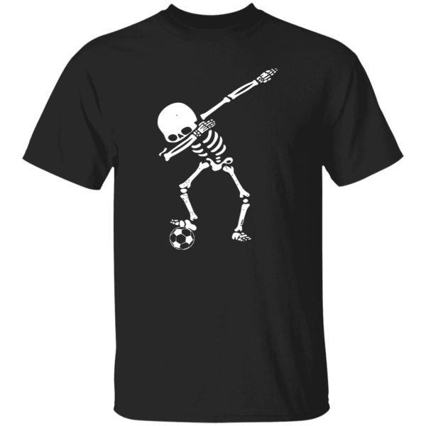 Dabbing Soccer skeleton Shirt