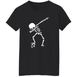 Dabbing Soccer skeleton Shirt