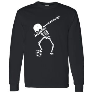 Dabbing Soccer skeleton Shirt