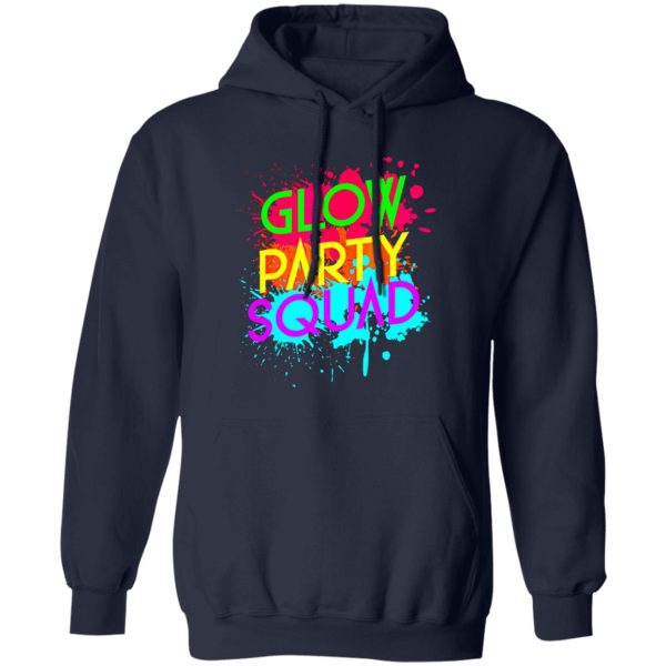 Awesome Glow Party SquadNeon Effect Group Halloween Shirt