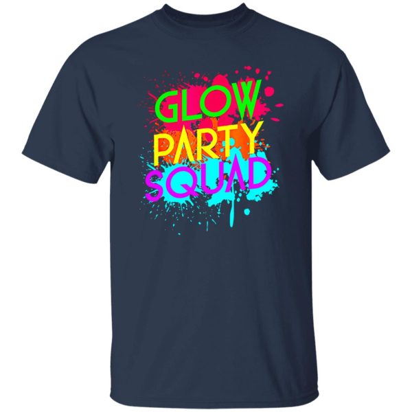 Awesome Glow Party SquadNeon Effect Group Halloween Shirt