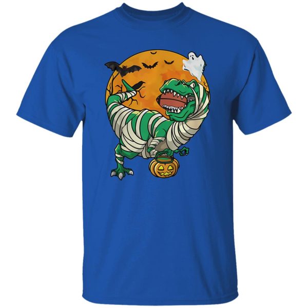 Awesome Football Player Mummy T Rex Dinosaur Halloween Costume Shirt