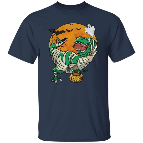 Awesome Football Player Mummy T Rex Dinosaur Halloween Costume Shirt