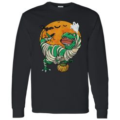 Awesome Football Player Mummy T Rex Dinosaur Halloween Costume Shirt