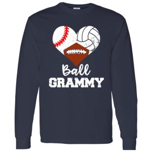 Ball Grammy Baseball Volleyball Football Gift for Grandma Shirt