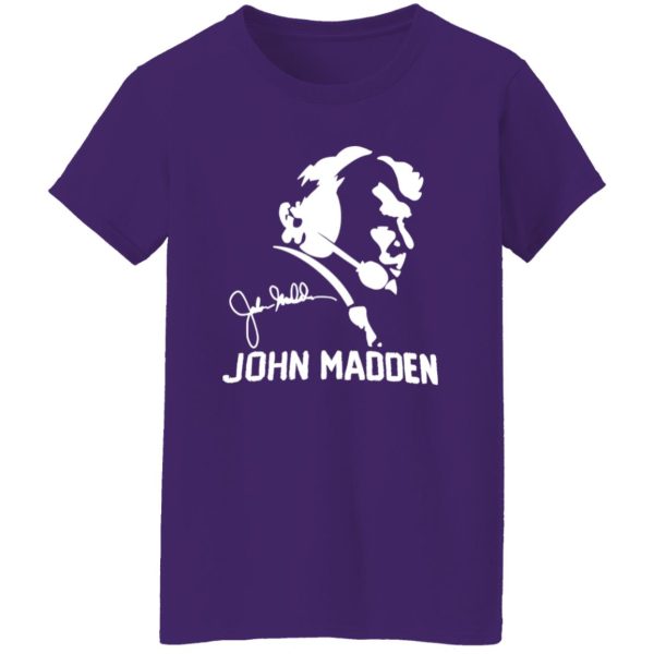 John Madden With Signature American Football Coach for Football Lover V2 Shirt