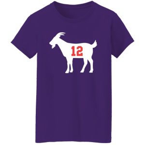 Goat 12 Tom Brady American Football Player for Football Lover Shirt