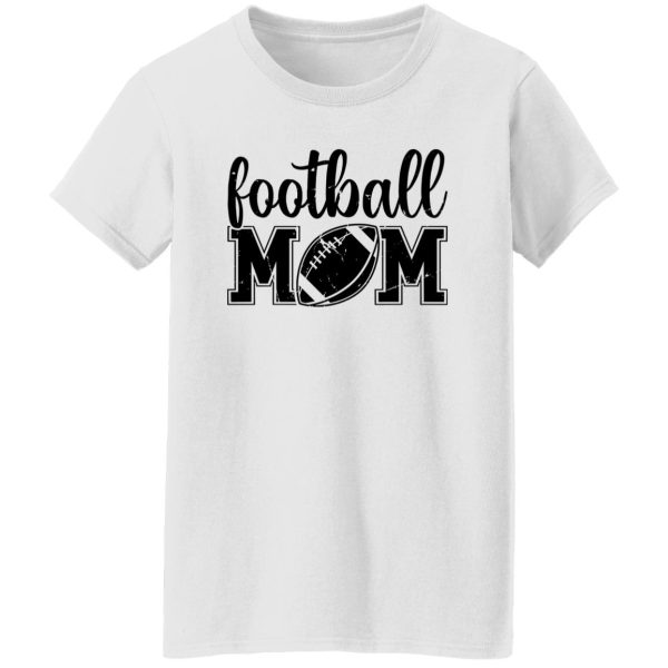 Football Mom Shirt, Football Mom Football Ball Shirt