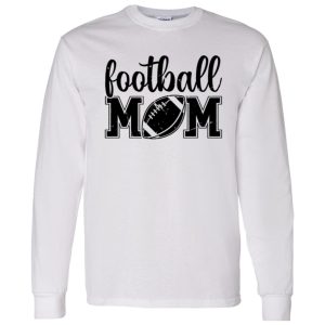 Football Mom Shirt, Football Mom Football Ball Shirt