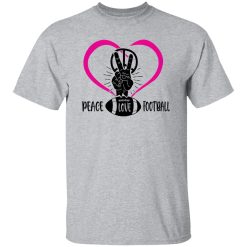 Football Mom Shirt, Peace Love Football Shirt