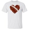 American Football Lover Shirt, American Football Ball Heart Shirt