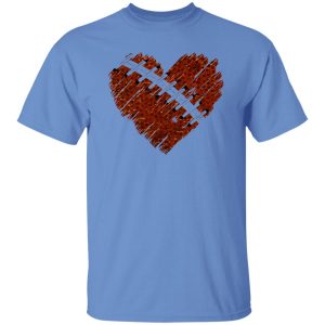 American Football Lover Shirt, American Football Ball Heart Shirt