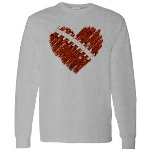 American Football Lover Shirt, American Football Ball Heart Shirt