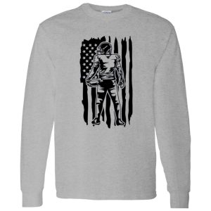 Football Player American Flag for Sports Lover Shirt