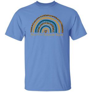 Peace Love Jacksonville Jaguars Rainbow Leopard for Football Lover Shirt