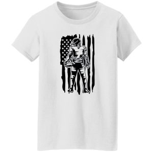 Football Player American Flag for Sports Lover Shirt